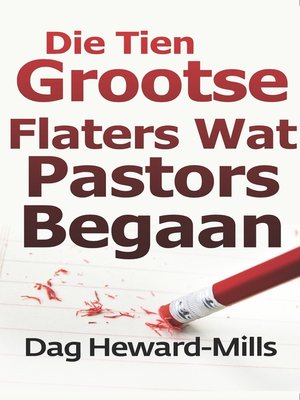 cover image of Die Tien Grootste Flaters Wat Pastors Begaan